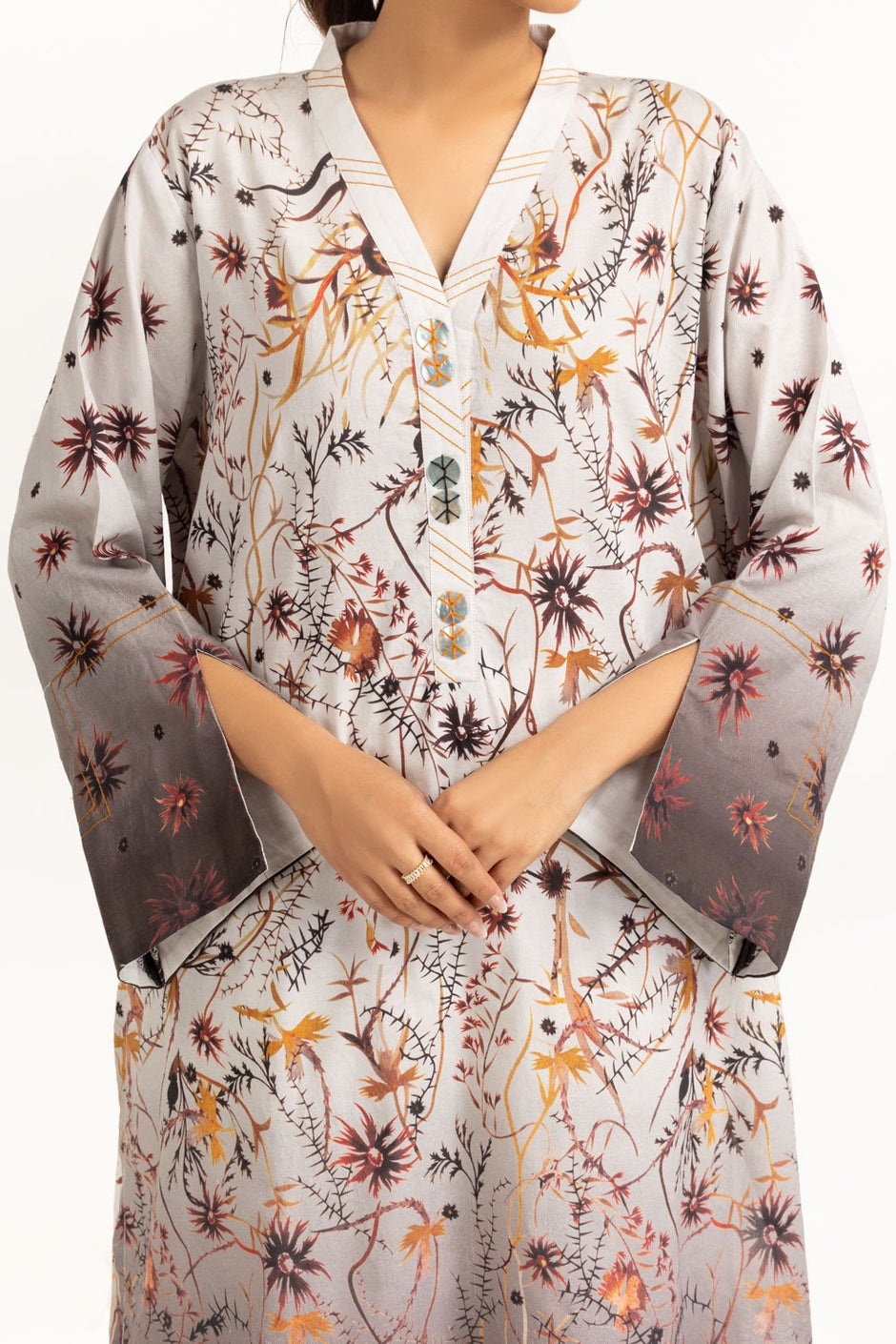 3PC Jacquard Printed Suit