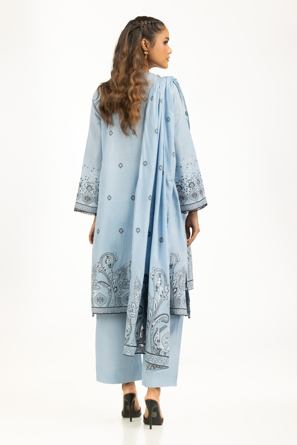 3PC Jacquard Suit IUSTKSD-1105