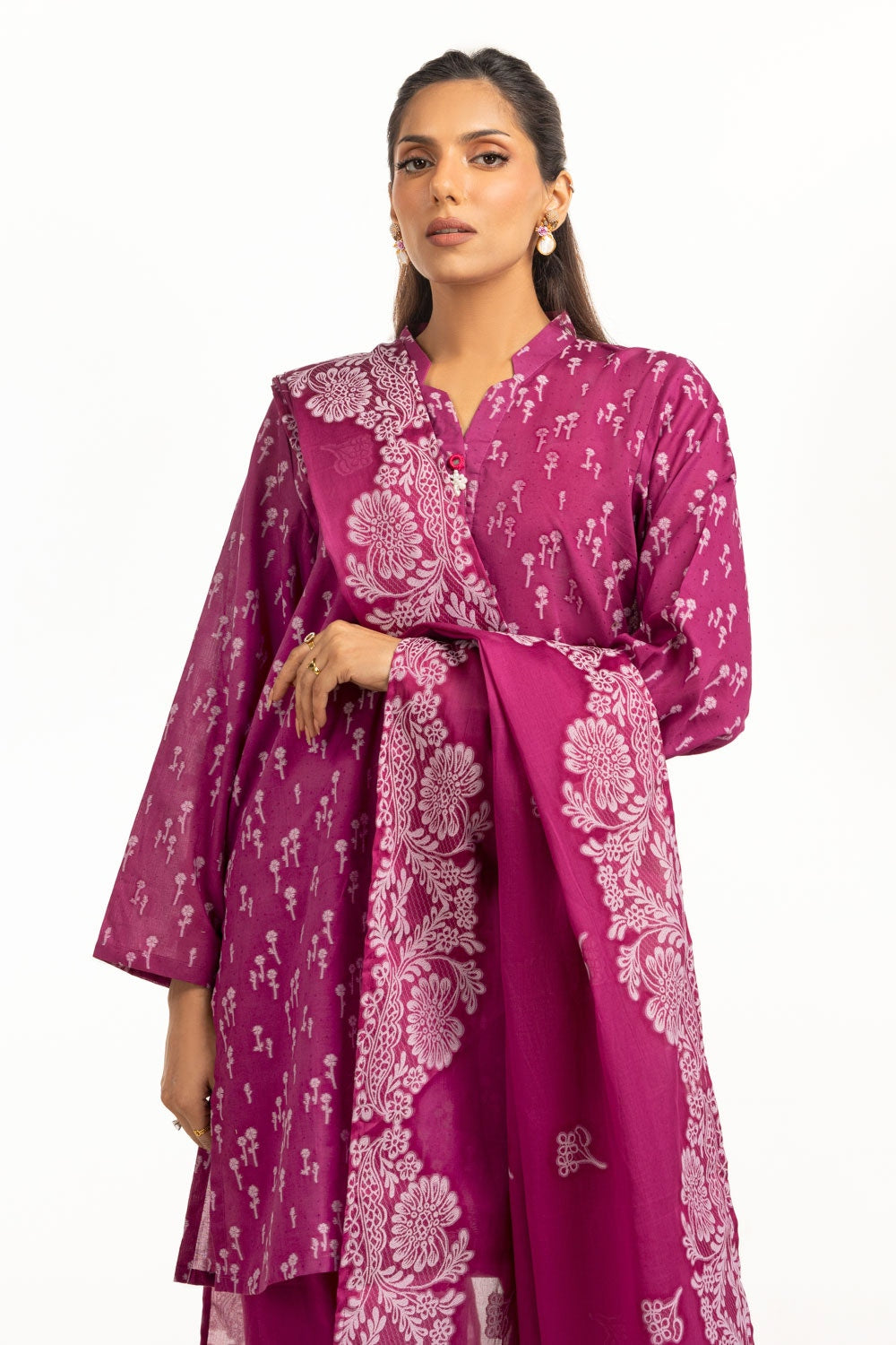3PC Jacquard Suit IUSTKSD-578