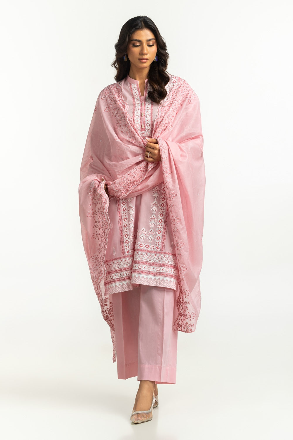 3PC Lacquer Printed Suit IUSTKSD-496