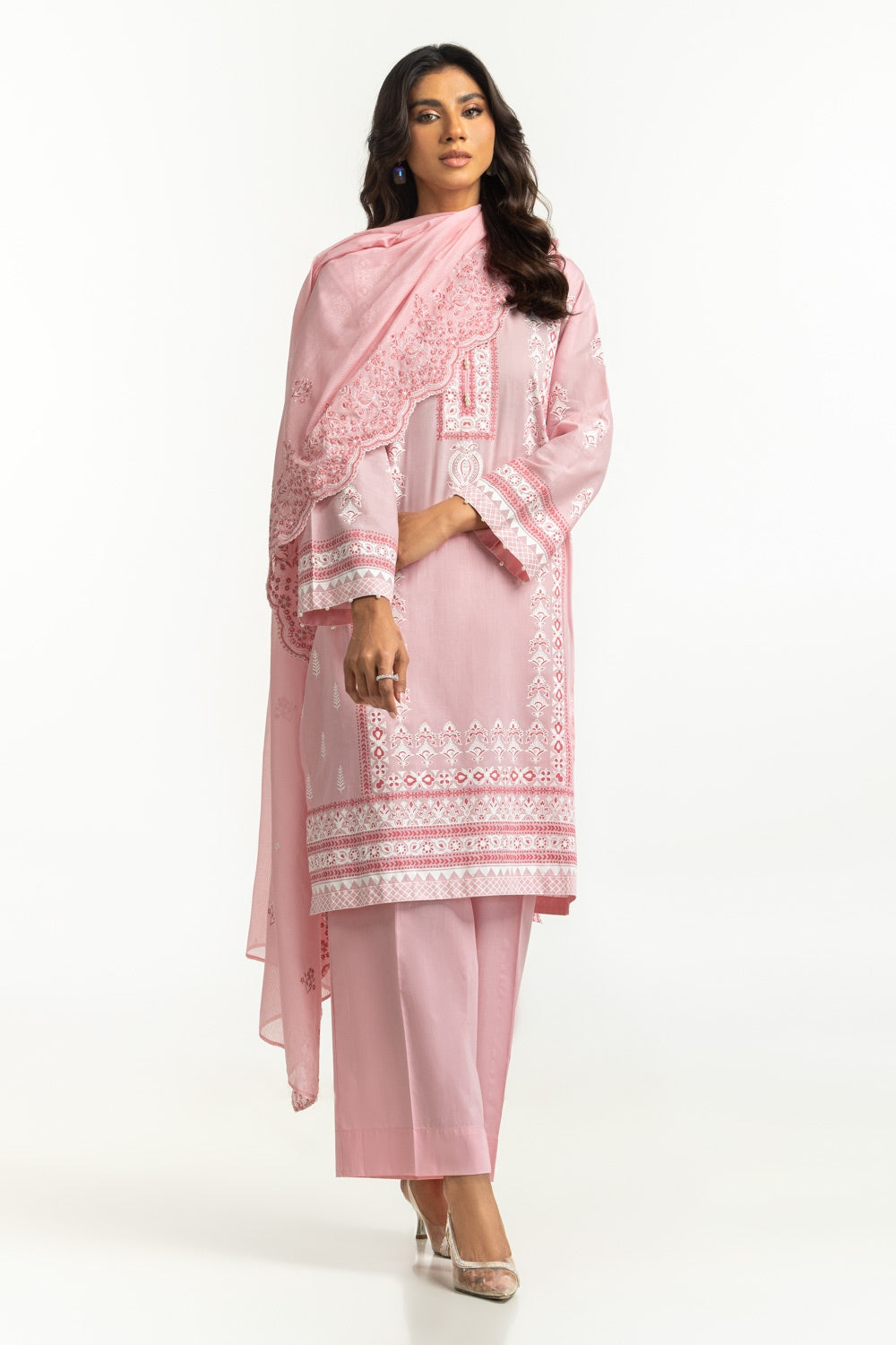 3PC Lacquer Printed Suit IUSTKSD-496