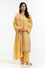 3PC Lawn Embroidered Suit IUSTKSD-535