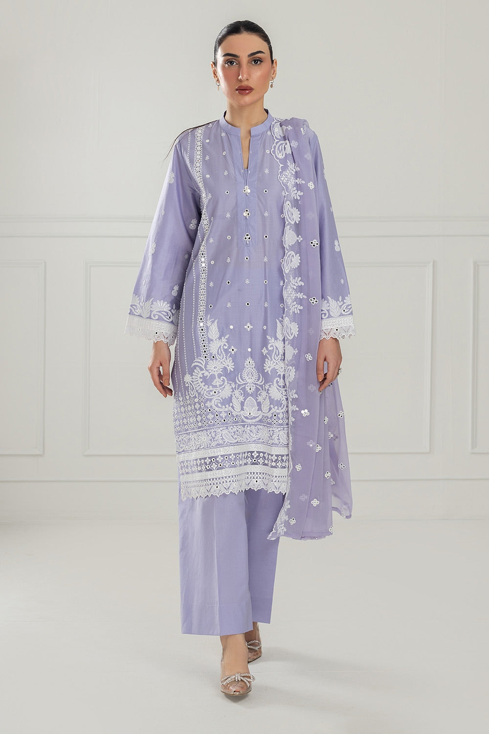 3PC Lawn Embroidered Suit