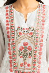 3PC Lawn Embroidered Suit IUSTKSD-601