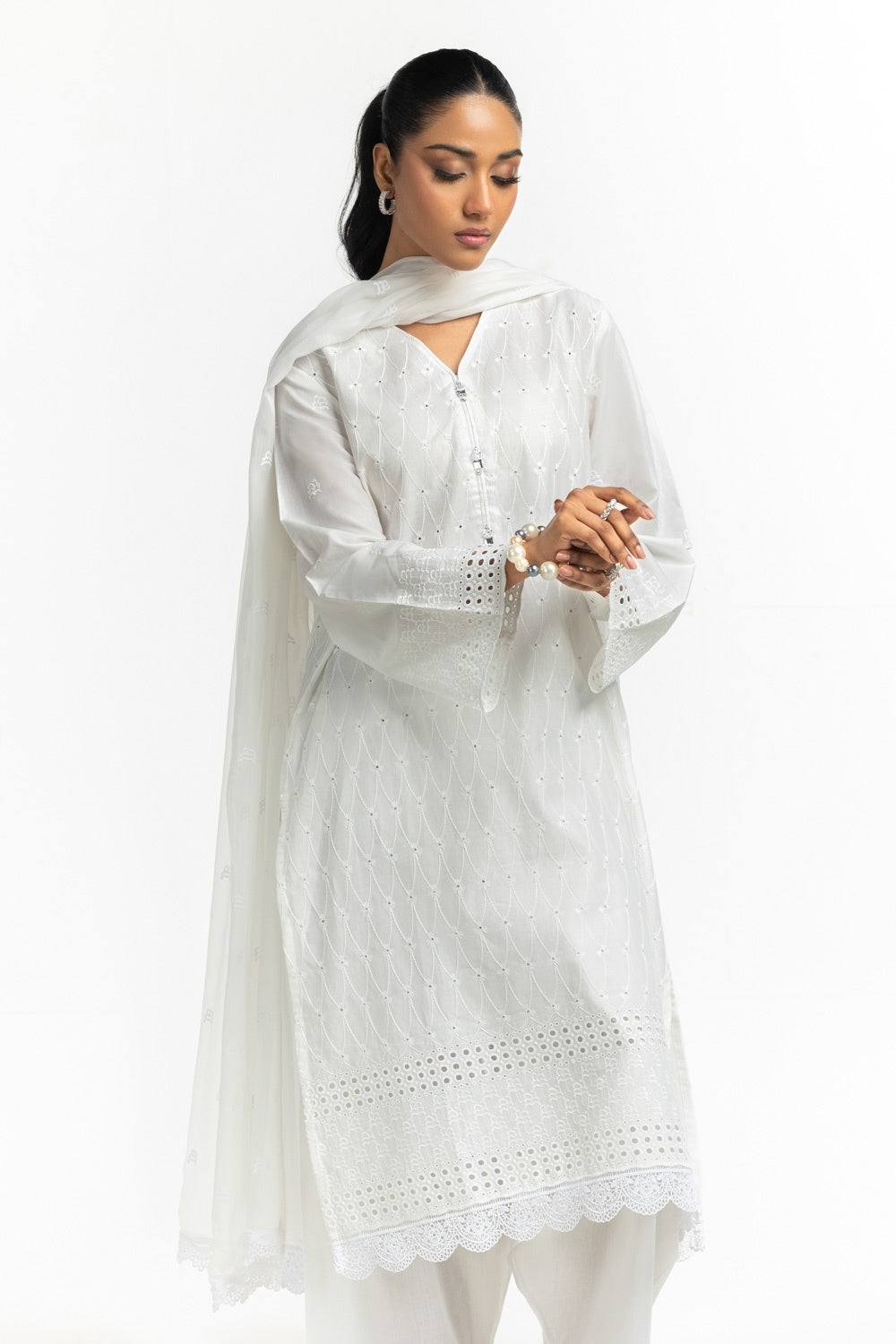 3PC Lawn Embroidered Suit IUSTKSD-603