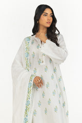 3PC Lawn Embroidered Suit IUSTKSD-636