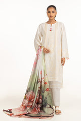 3PC Lawn Embroidered Suit IUSTKSD-660
