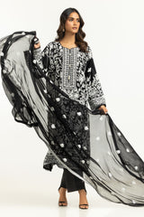 3PC Lawn Embroidered Suit IUSTKSD-670