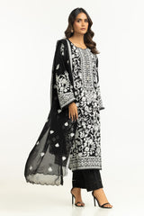 3PC Lawn Embroidered Suit IUSTKSD-670