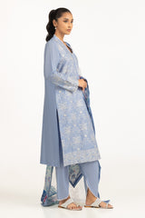 3PC Lawn Embroidered Suit IUSTKSD-700