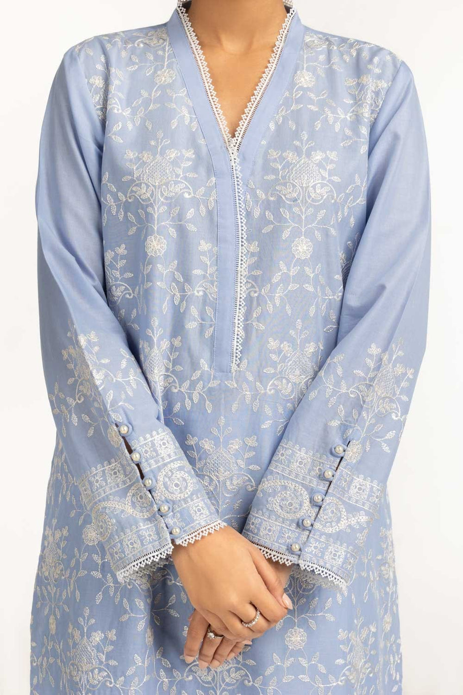 3PC Lawn Embroidered Suit