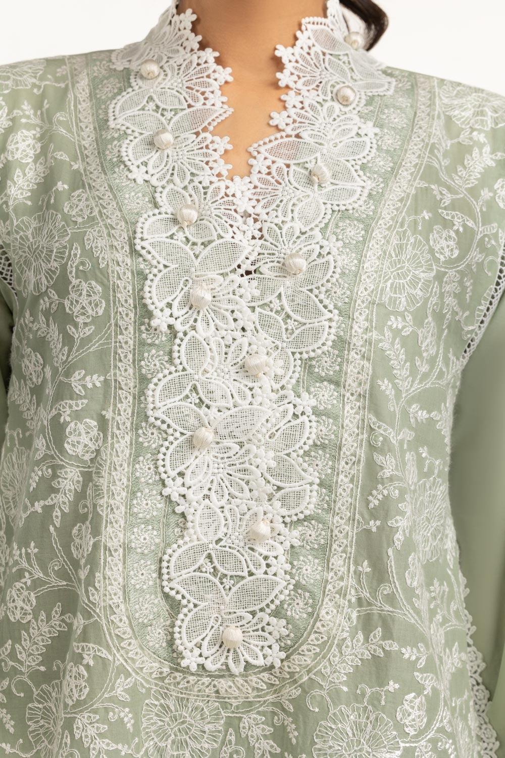 3PC Lawn Embroidered Suit IUSTKSD-735