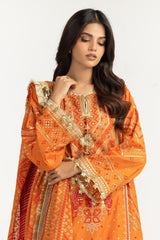 3PC Lawn Embroidered Suit IUSTKSD-750