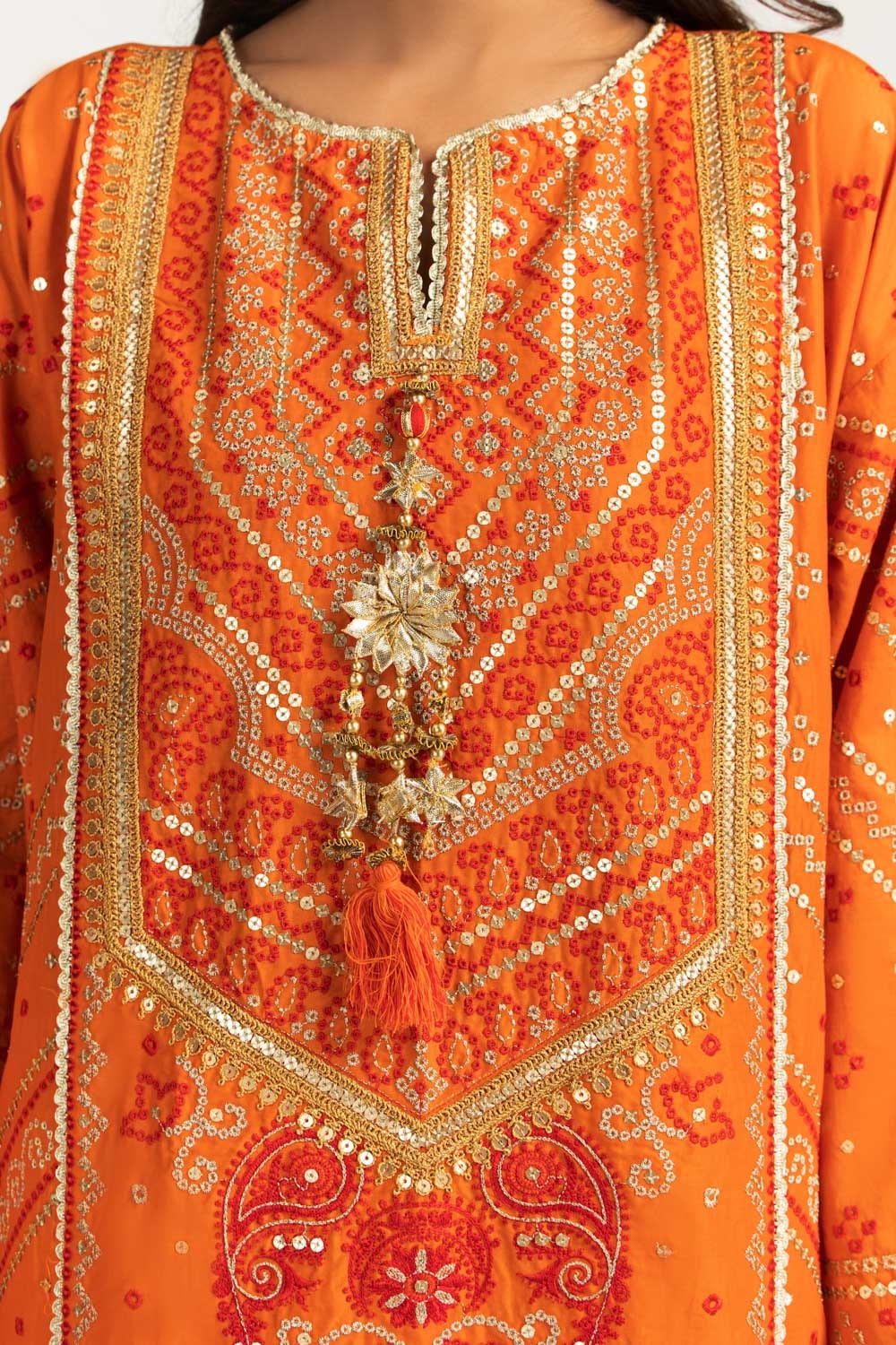 3PC Lawn Embroidered Suit IUSTKSD-750