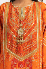 3PC Lawn Embroidered Suit IUSTKSD-750