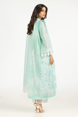 3PC Lawn Embroidered Suit IUSTKSD-754