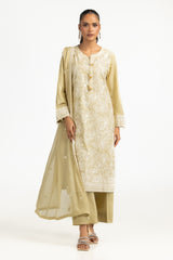 3PC Lawn Embroidered Suit IUSTKSD-768