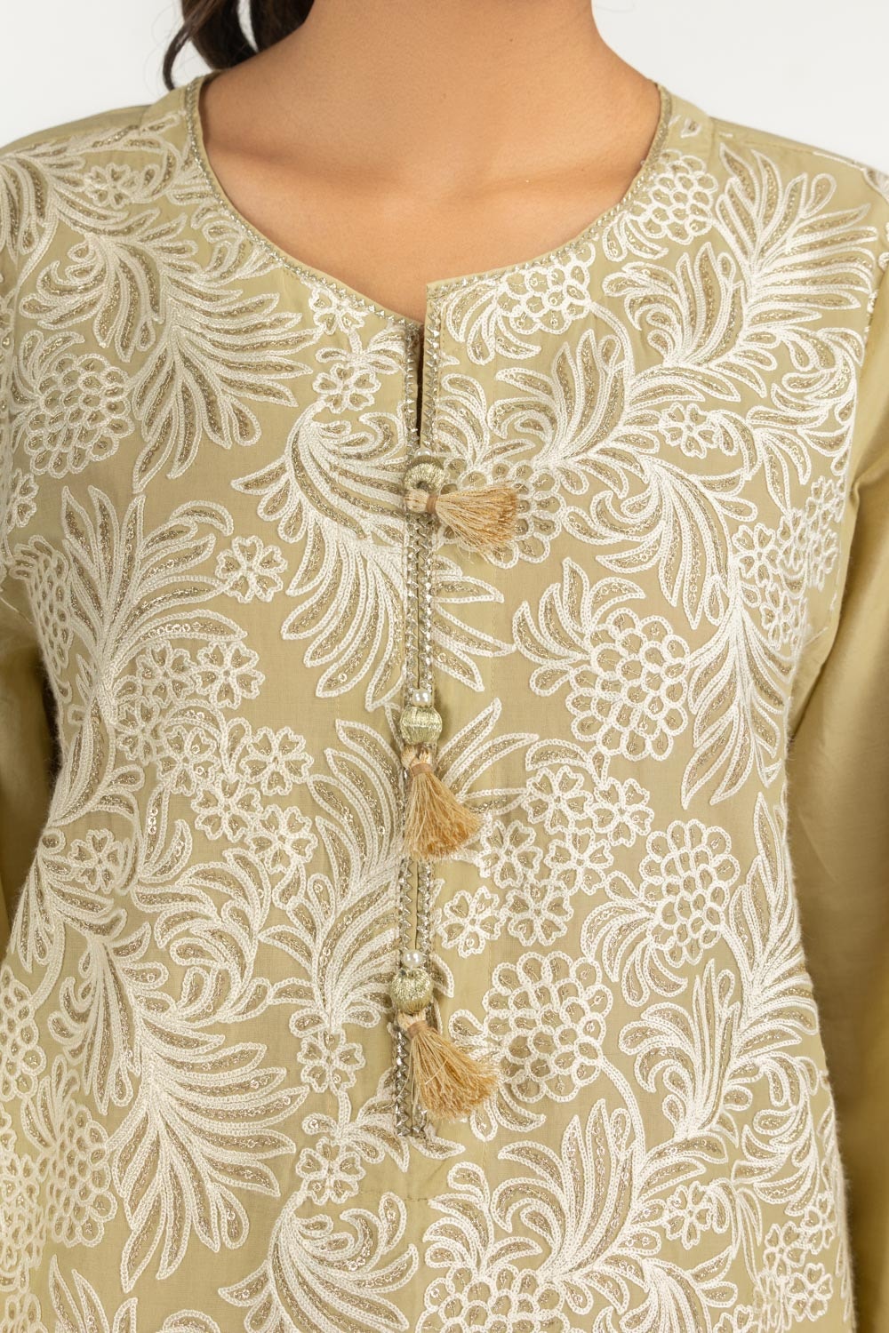 3PC Lawn Embroidered Suit IUSTKSD-768