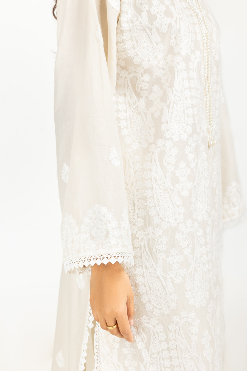 3PC Lawn Embroidered Suit IUSTKSD-770