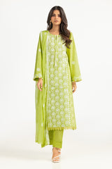 3PC Lawn Embroidered Suit IUSTKSD-787