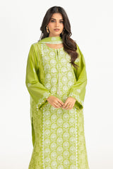3PC Lawn Embroidered Suit IUSTKSD-787