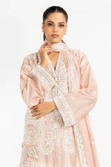 3PC Lawn Embroidered Suit IUSTKSD-788