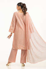 3PC Lawn Embroidered Suit IUSTKSD-863