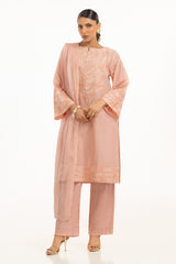 3PC Lawn Embroidered Suit IUSTKSD-863