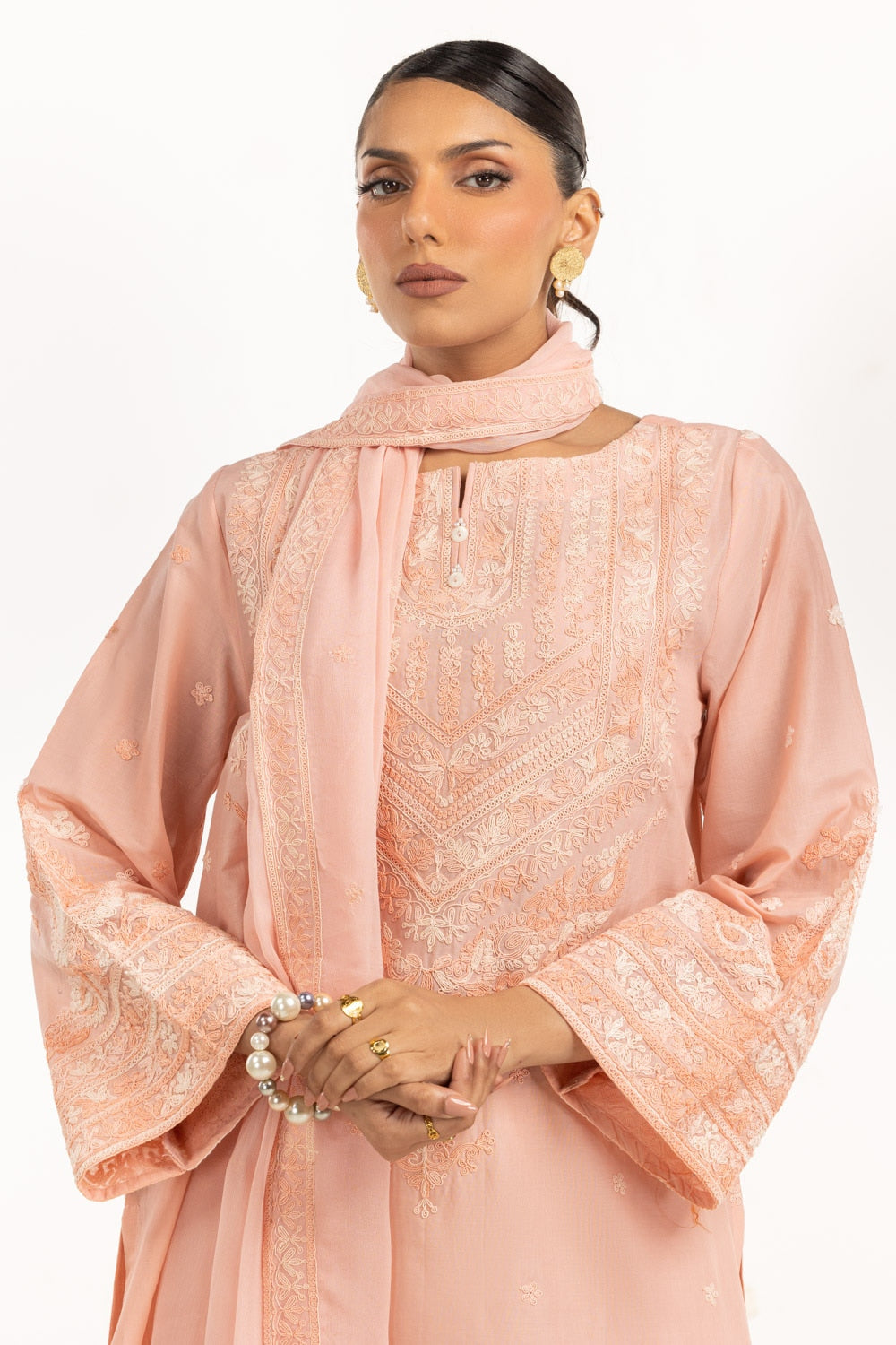 3PC Lawn Embroidered Suit IUSTKSD-863