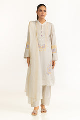 3Pc Lawn Embroidered Suit IUSTKSD-868