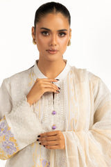 3Pc Lawn Embroidered Suit IUSTKSD-868