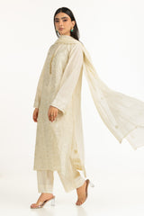 3PC Lawn Embroidered Suit IUSTKSD-923