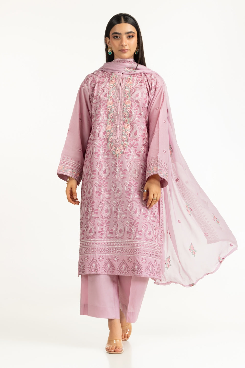 3PC Lawn Embroidered Suit