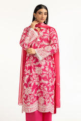 3Pc Lawn Embroidered Suit IUSTKSD-942