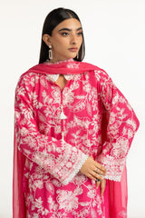 3Pc Lawn Embroidered Suit IUSTKSD-942