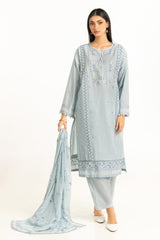 3Pc Lawn Embroidered Suit IUSTKSD-944
