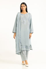 3Pc Lawn Embroidered Suit IUSTKSD-944