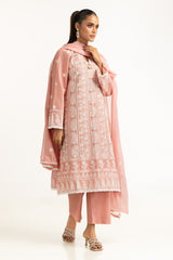 3PC Lawn Embroidered Suit IUSTKSD-984