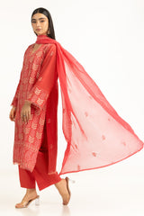 3PC Lawn Embroidered Suit IUSTKSD-994
