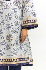3PC Lawn Gold And Lacquer Printed Suit IUSTKSD-522