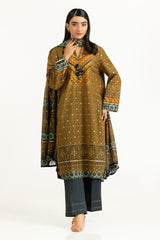 3PC Lawn Gold Printed Suit IUSTKSD-1069