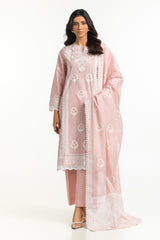 3PC Lawn Lacquer Printed Suit IUSTKSD-491