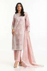 3PC Lawn Lacquer Printed Suit IUSTKSD-491