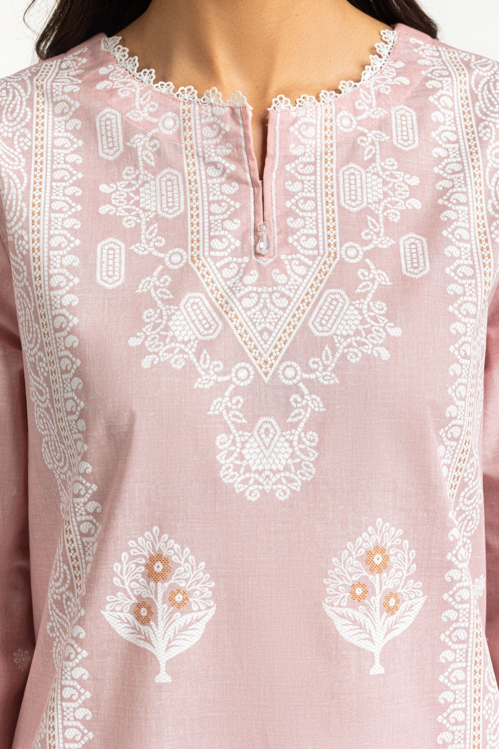 3PC Lawn Lacquer Printed Suit IUSTKSD-491
