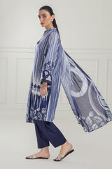 3PC Lawn Lacquer Printed Suit IUSTKSD-505