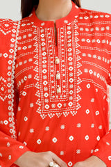 3PC Lawn Lacquer Printed Suit IUSTKSD-508