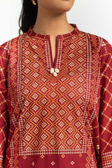 3PC Lawn Lacquer Printed Suit IUSTKSD-513