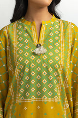 3PC Lawn Lacquer Printed Suit IUSTKSD-514