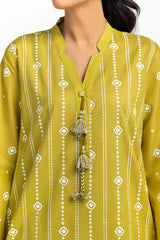 3PC Lawn Lacquer Printed Suit IUSTKSD-525