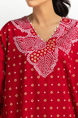 3PC Lawn Lacquer Printed Suit IUSTKSD-584